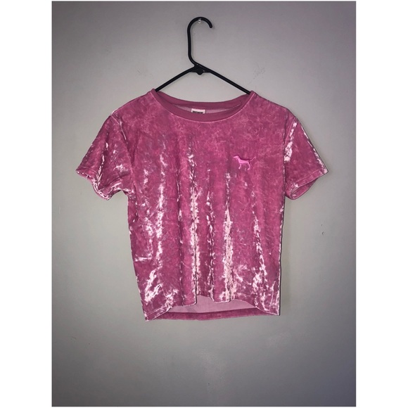 PINK Victoria's Secret Tops - PINK Victoria Secret Velvet Shirt